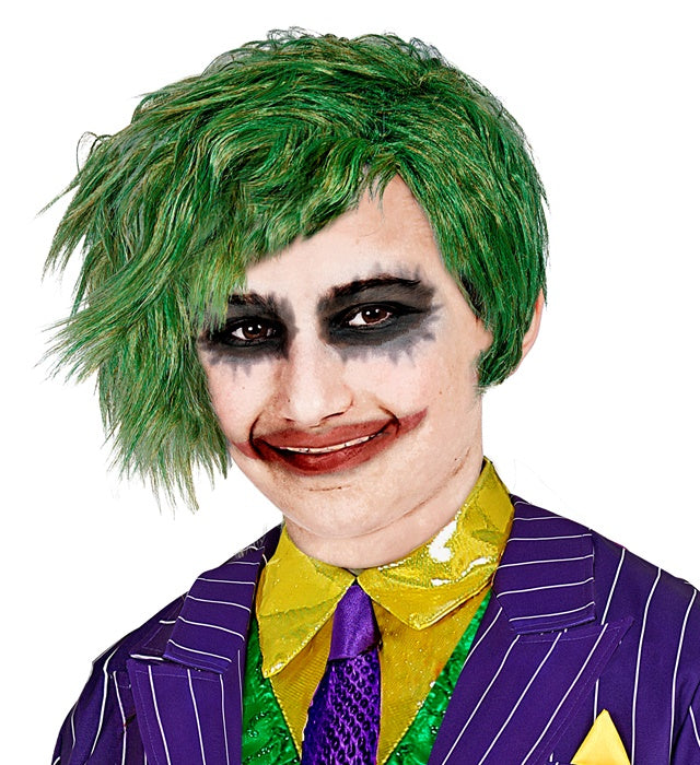 Horrorclown Perücke mit wildem, zerzaustem Haar für Fasnacht und Halloween