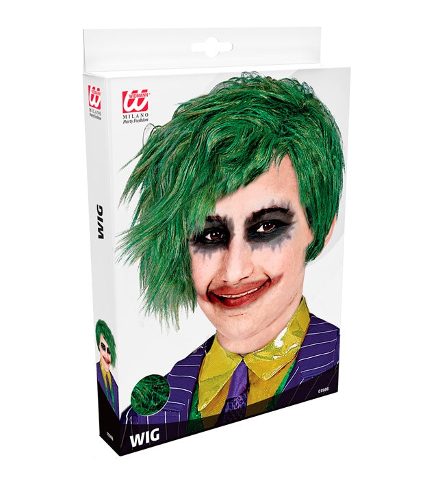 Horrorclown Perücke mit wildem, zerzaustem Haar für Fasnacht und Halloween