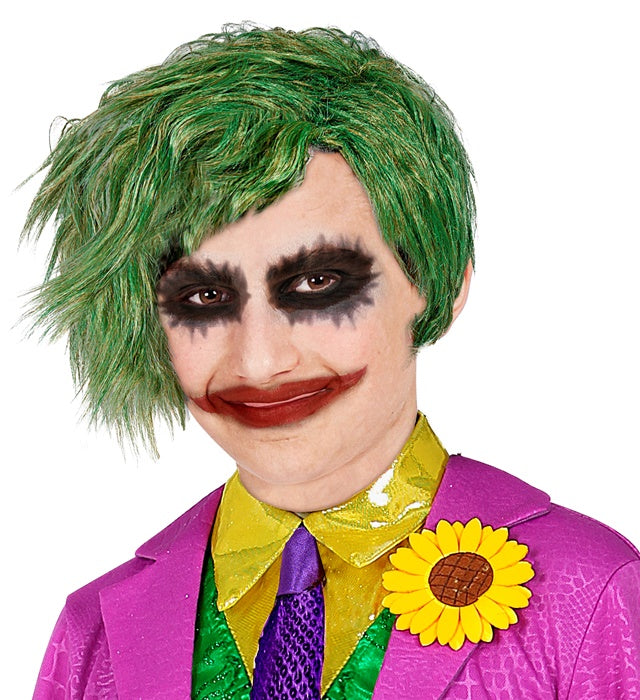 Horrorclown Perücke mit wildem, zerzaustem Haar für Fasnacht und Halloween