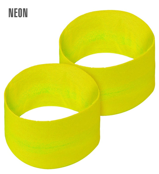 Paar "NEON GELBE ARMBÄNDER" Neon - Gelb