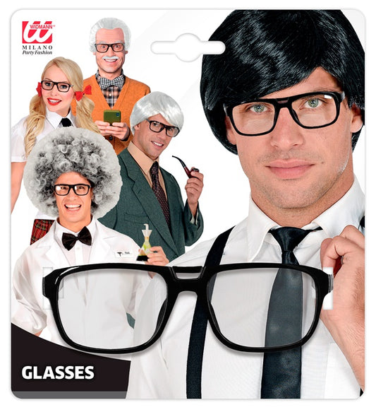 Charakterbrille mit klaren Gläsern als Fasnachts-Accessoire