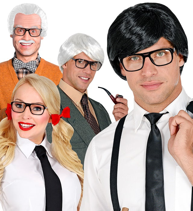 Charakterbrille mit klaren Gläsern als Fasnachts-Accessoire