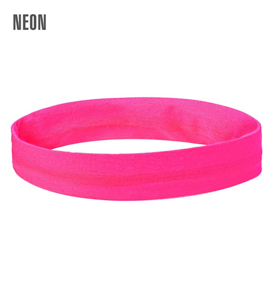 Neon pinkes Stirnband als Accessoire für Fasnacht und Karneval
