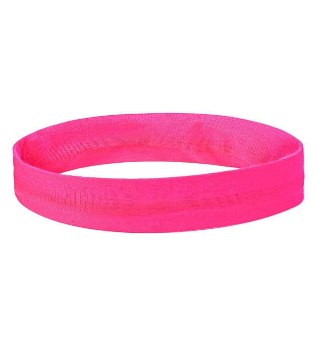 Neon pinkes Stirnband als Accessoire für Fasnacht und Karneval