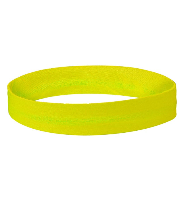 Neon gelbes Stirnband als auffälliges Fasnachts-Accessoire