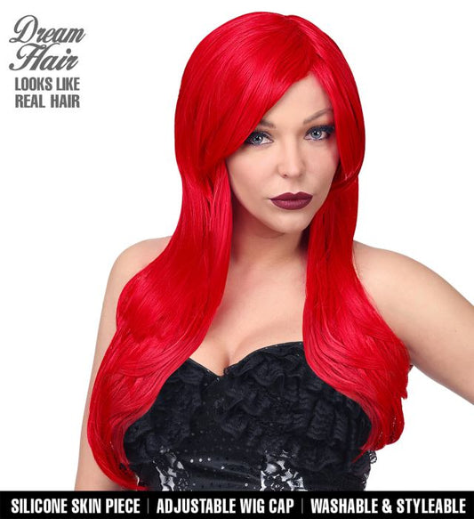 Alicia Dream Hair Perücke mit realistischer Silikonhaut in farbiger Verpackung