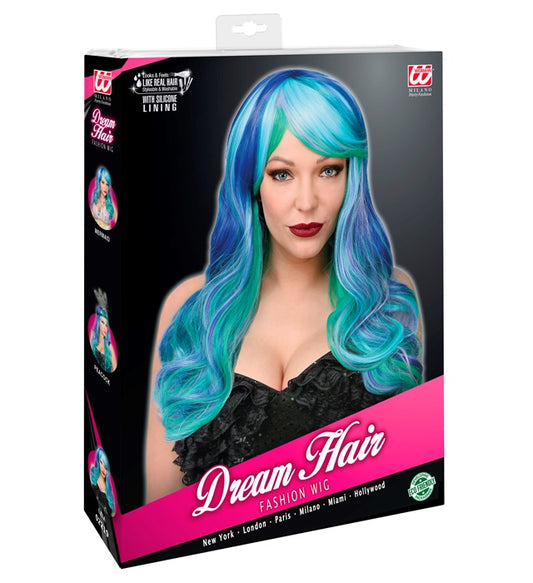 Leia Dream Hair Perücke mit realistischer Silikonhaut in farbiger Verpackung
