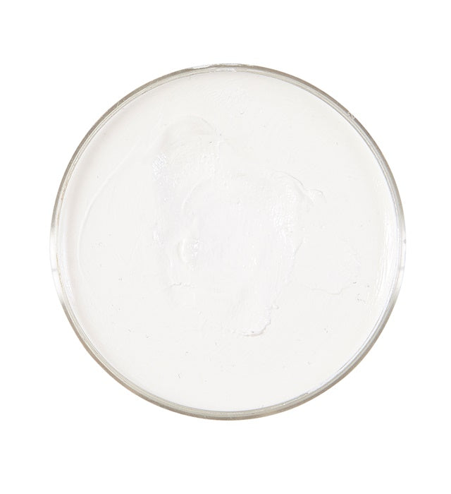 Weißes Make-up in Schale 25 g für Fasnacht und Karneval
