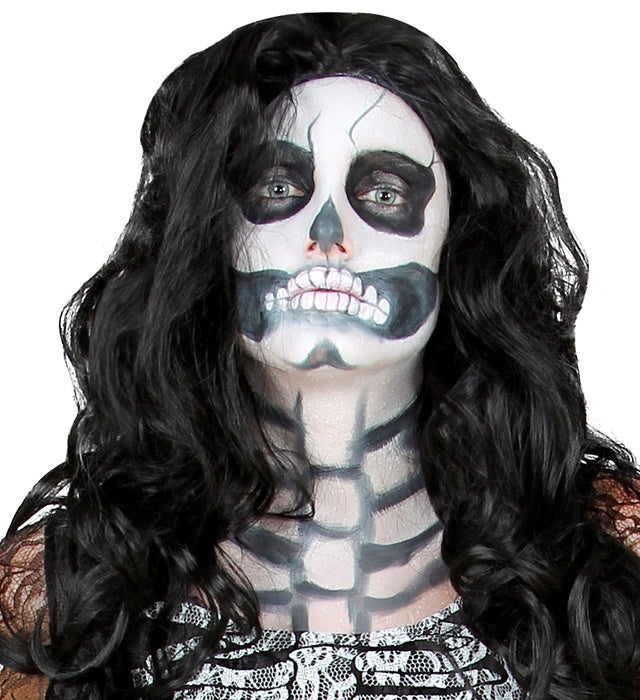 Weißes Make-up in Schale 25 g für Fasnacht und Karneval