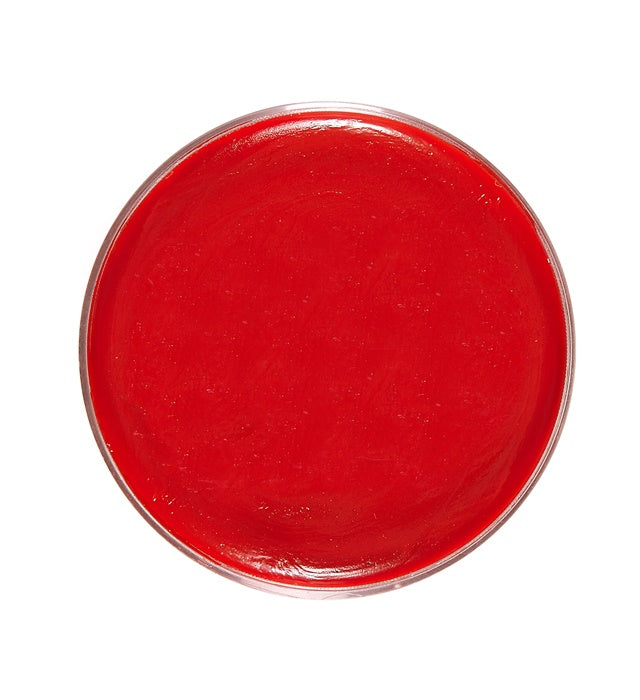 Rotes Make-up in Schale für Fasnacht und Karneval