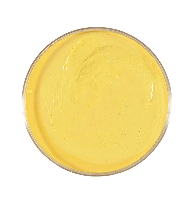 Gelbes Make-up in Schale 25 g für Fasnacht und Kostüme