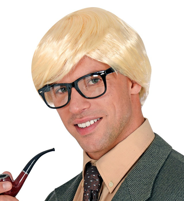 Blonde Perücke für Fasnacht und Kostüme in Verpackung