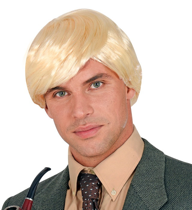 Blonde Perücke für Fasnacht und Kostüme in Verpackung