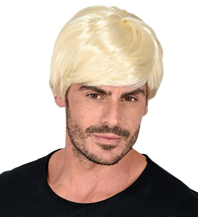 Blonde Perücke für Fasnacht und Kostüme in Verpackung