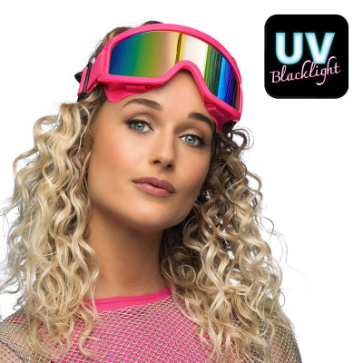 Boland Neon Pink Skibrille mit UV-Schutz 98g