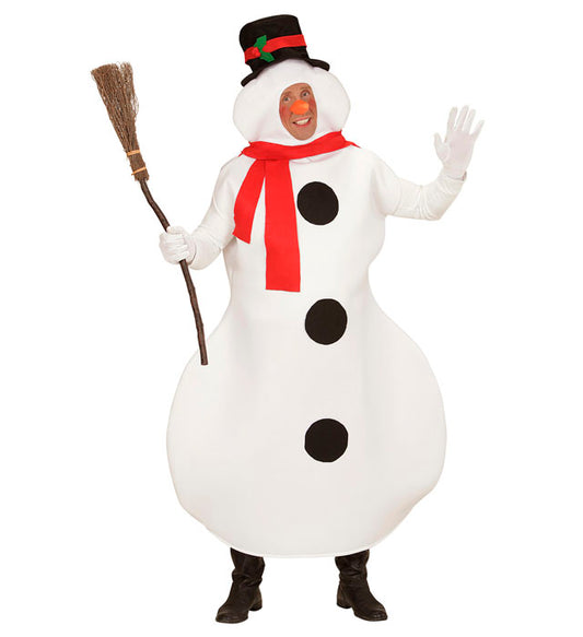 "SCHNEEMANN" (Kostüm, Nase) Weiss