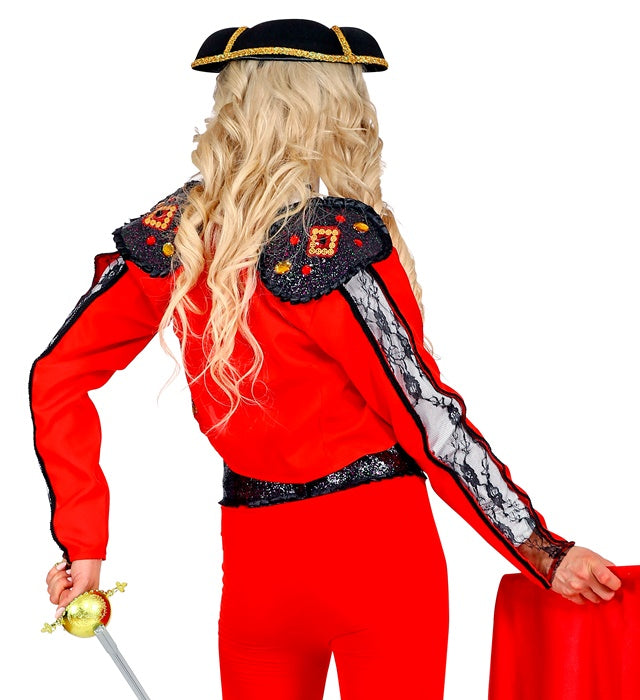 MATADOR Kostümjacke mit Gürtel im spanischen Stil für Fasnacht und Karneval