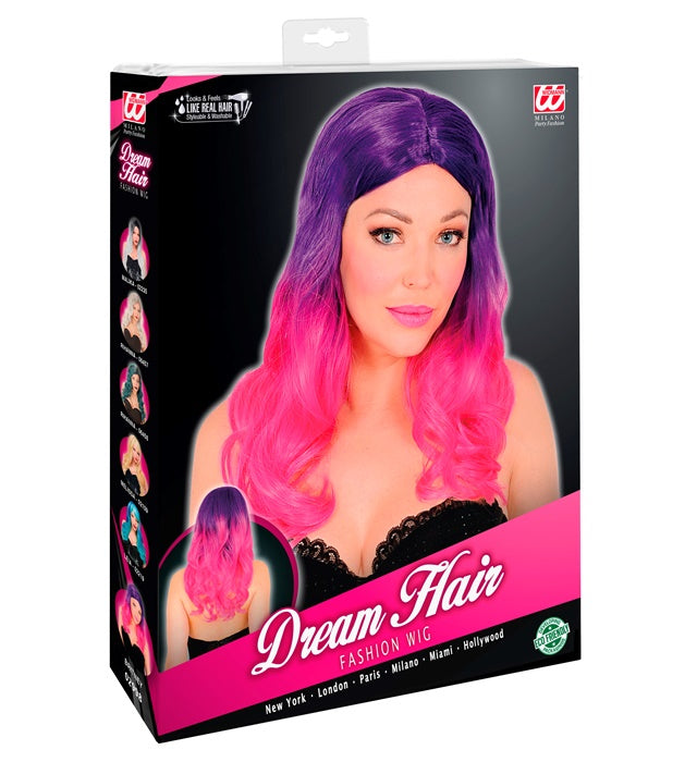 "PINK OMBRE' DREAM HAIR PERÜCKE" in farbiger Box Violett / Lila