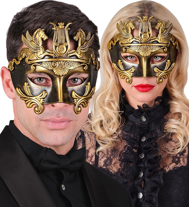 Goldene Augenmaske im Stil der griechisch-römischen Antike