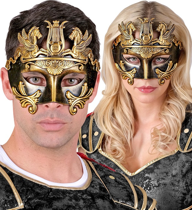 Goldene Augenmaske im Stil der griechisch-römischen Antike