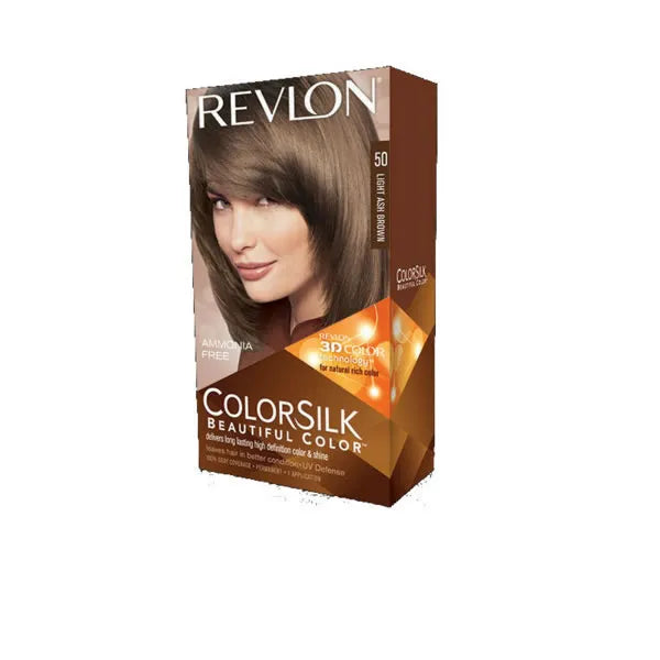 REVLON Revlon Colorsilk Haarfarbe Ohne Ammoniak 50 Light Ash Brown Braun Kosmetik