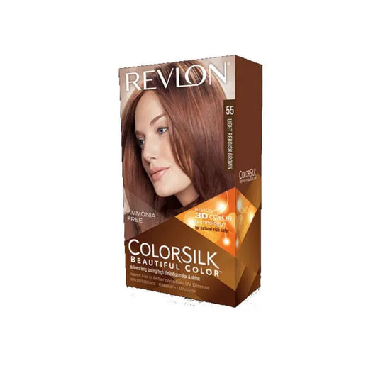 REVLON Revlon Colorsilk Haarfarbe Ohne Ammoniak 55 Light Reddish Brown Hellrötlich Braun Kosmetik