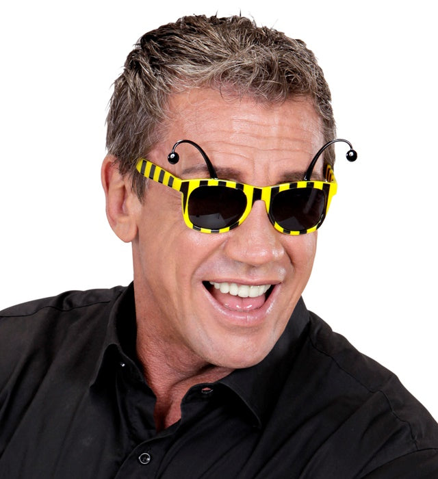 Bienenbrille mit beweglichen Fühlern als Fasnachtsaccessoire