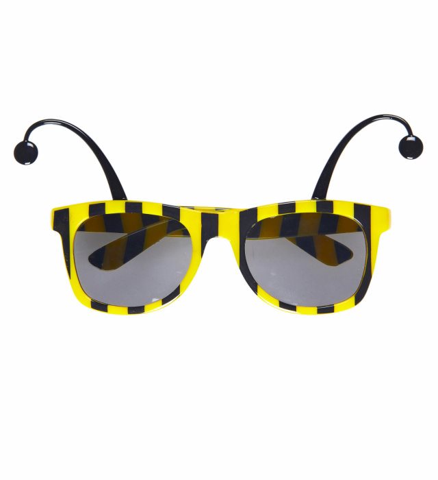 Bienenbrille mit beweglichen Fühlern als Fasnachtsaccessoire