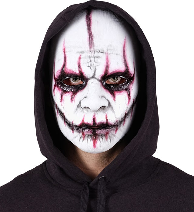 Evil Joker Maske gruseliges Clown Kostümzubehör für Fasnacht und Halloween