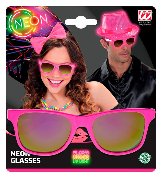 NEON PINKE  80er JAHRE BRILLE MIT GLÄSERN REVO Neon - Pink
