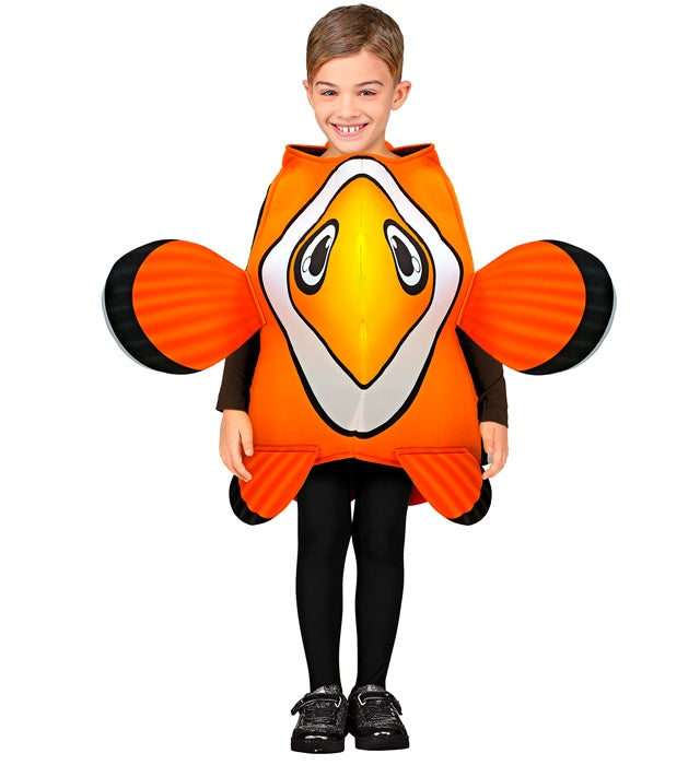Farbenfrohes Tropenfisch-Kostüm für Fasnacht und Mottopartys