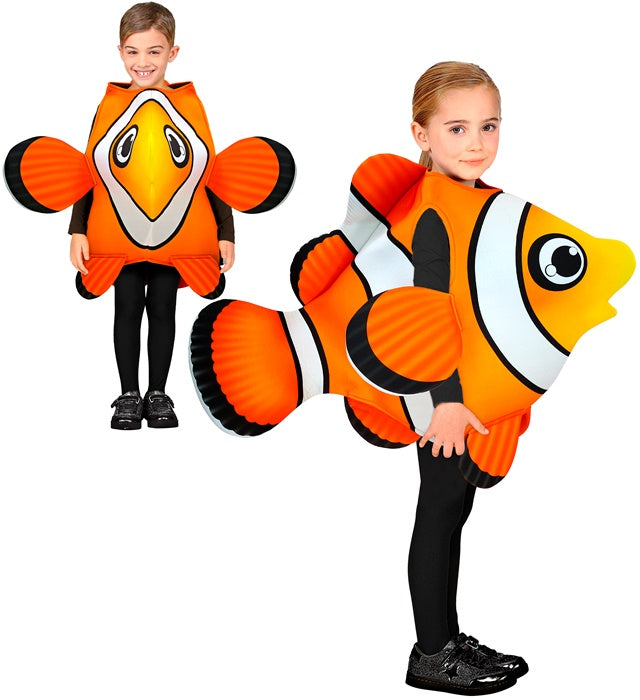 Farbenfrohes Tropenfisch-Kostüm für Fasnacht und Mottopartys