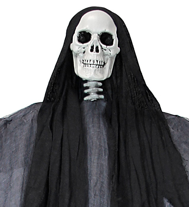 Sensenmann Kostüm 153 cm mit Umhang und Maske für Halloween und Fasnacht