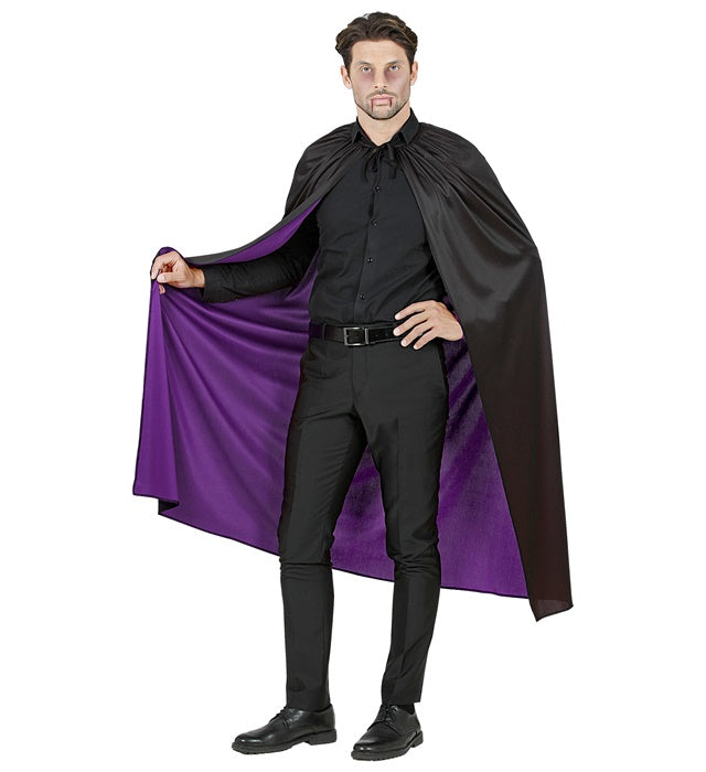 Wendeumhang schwarz-violett 130 cm für Fasnacht und Halloween