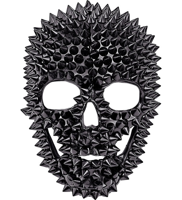 Totenkopf Maske mit Nieten für Fasnacht und Halloween