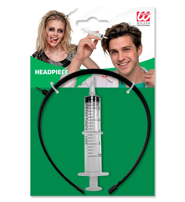 Spritze als Halloween-Kostümzubehör für gruselige Outfits