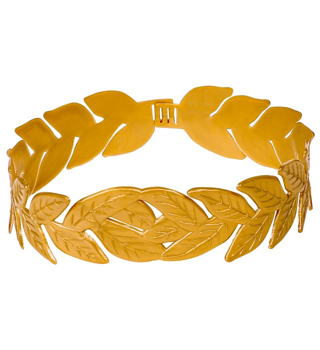 Goldene Lorbeerkrone als stilvolles Fasnacht-Accessoire