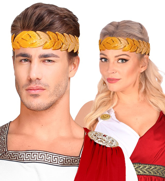 Goldene Lorbeerkrone als stilvolles Fasnacht-Accessoire