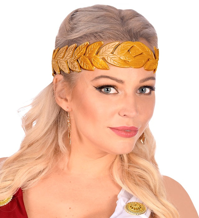 Goldene Lorbeerkrone als stilvolles Fasnacht-Accessoire