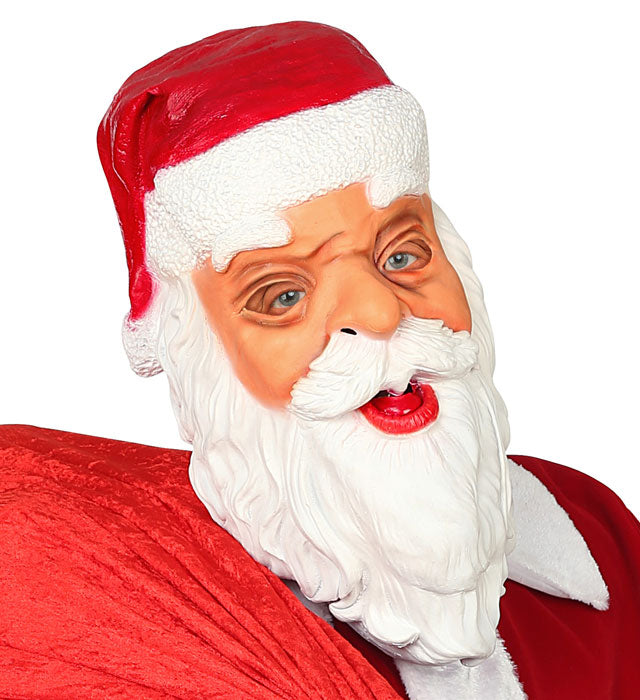 GANZKOPF MASKE SANTA CLAUS Diverse Farben