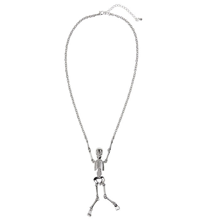 KETTE MIT SILBERNEM SKLELETT Silber