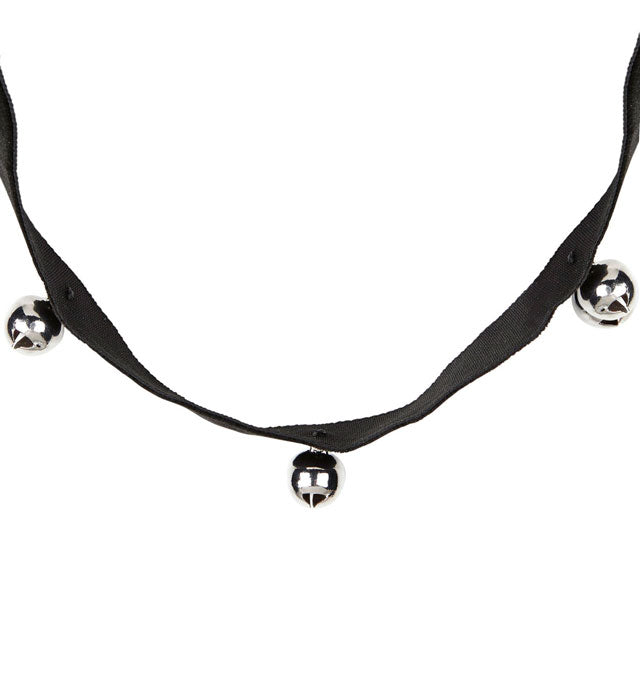 Halsband für Katze mit drei kleinen Glöckchen als Kostümzubehör