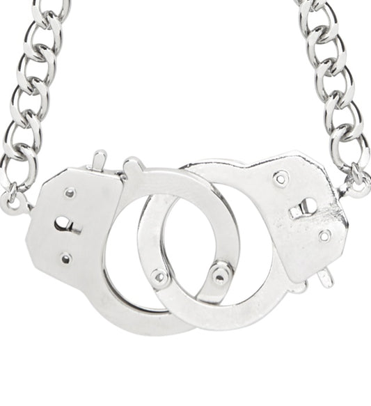 Robuste Handschellenkette aus Metall als Fasnachtsaccessoire