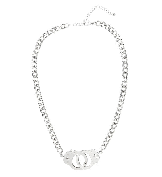 Robuste Handschellenkette aus Metall als Fasnachtsaccessoire
