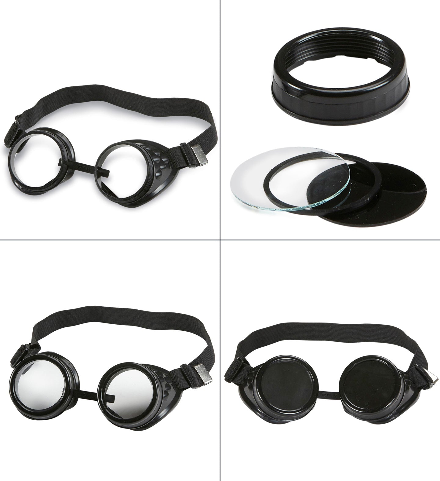 Brille mit verschiedenen Gläsern zum wechseln