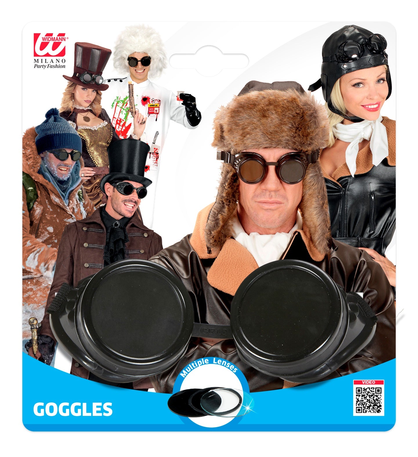 Brille mit verschiedenen Gläsern zum wechseln