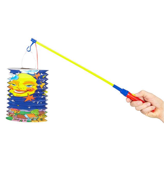 Laternenhalter mit integriertem LED-Licht in 50 cm Länge