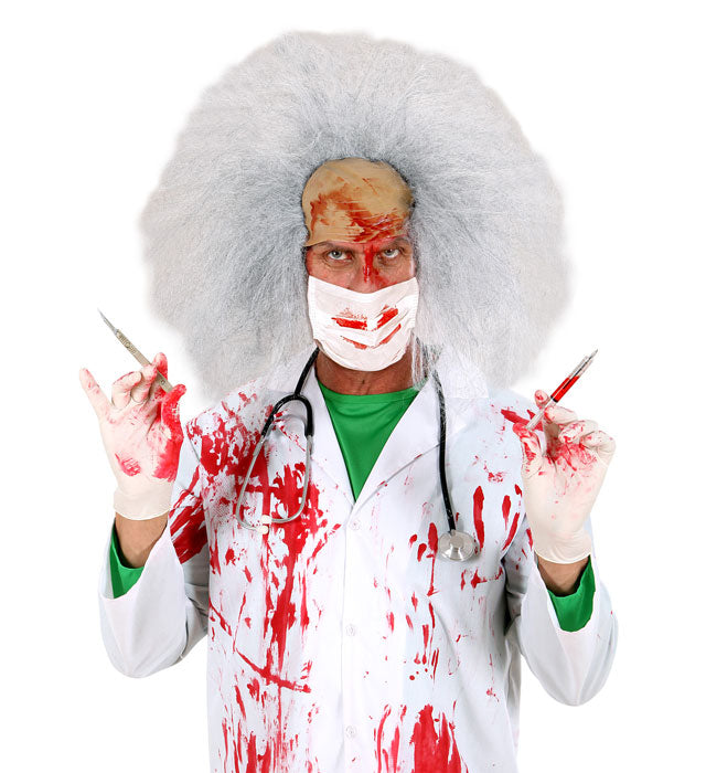 Blutiger Mundschutz mit realistischem Bluteffekt für Halloween und Fasnacht