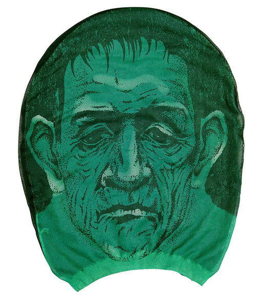 Labormonster-Maske aus Stoff mit gruseligem Design für Fasnacht und Halloween
