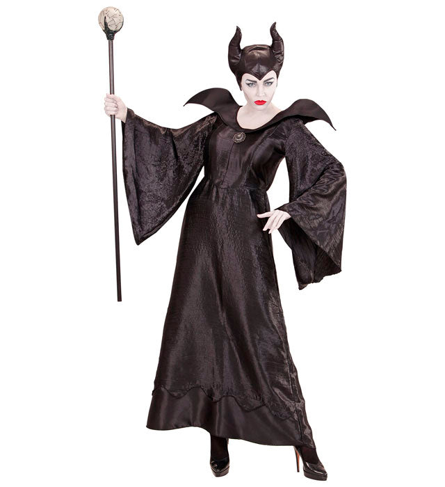 MALEFIZIA Kostüm bestehend aus Kleid und Hut für Fasnacht und Karneval